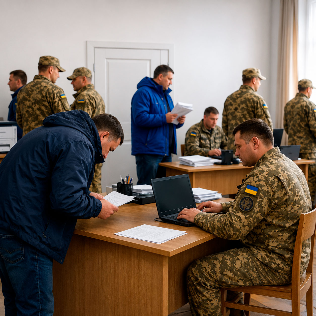 Супровід клієнта до ТЦК та СП для взяття на військовий облік та оформлення відстрочки від мобілізації